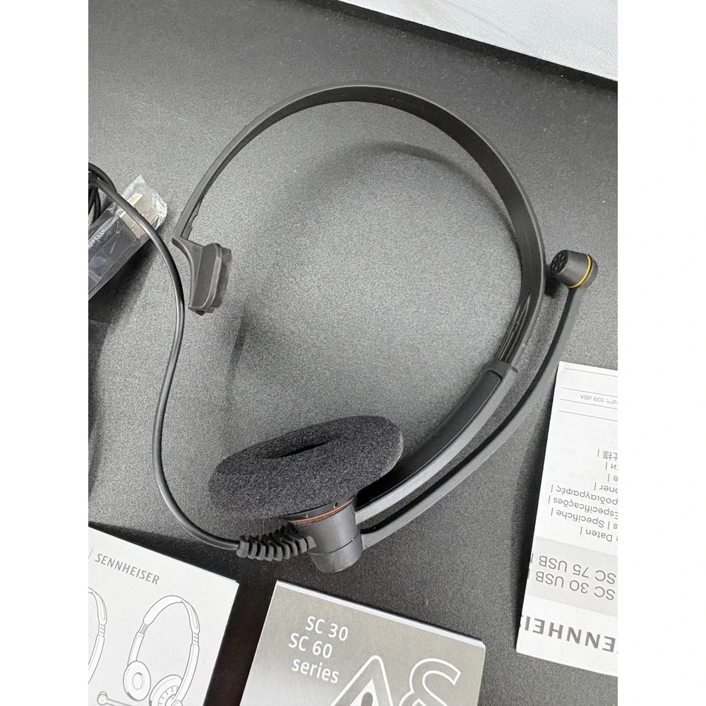 EPOS Sennheiser SC 30 USB ML Monaural Wired Headset Black 504546